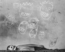 Roger Ballen - Room of the ninja turtles,