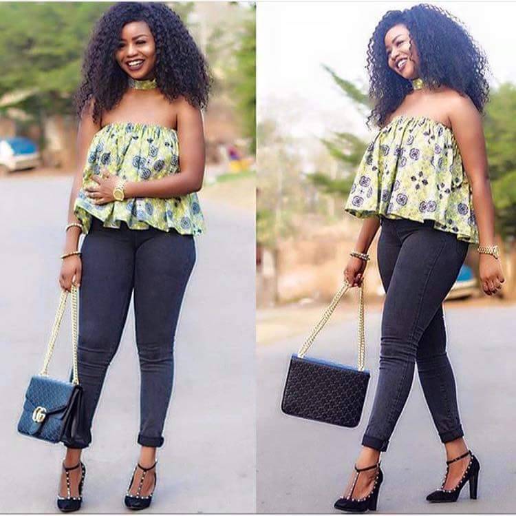 simple ankara blouse