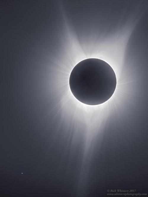 Solar Corona and Regulus from Madras, OR [OC] [1440x1920]