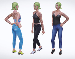 PF's simblr — 4t2 Frayed Jeans & PeepToe Booties for AF