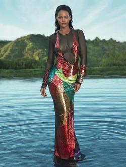 rihannanavyhn:  Rihanna for Vogue Magazine.