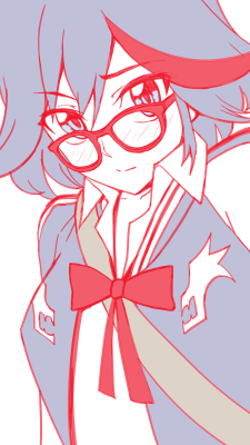 kuso-otoko:  Here’s a Ryuuko I drew last weekend in between commissions. Commissions still open   babe~ &lt;3