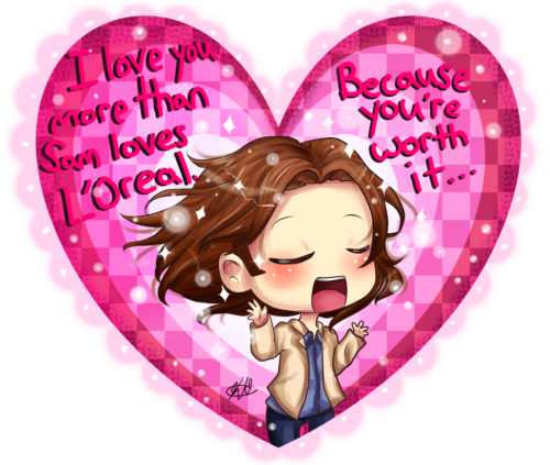 cyberdelph:Supernatural Valentine! by HappySmileGear