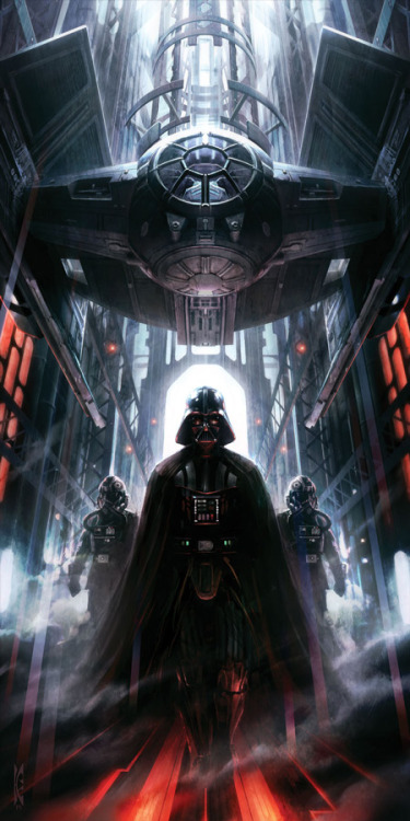 alwaysstarwars:  Totally badass art by Raymond Swanland