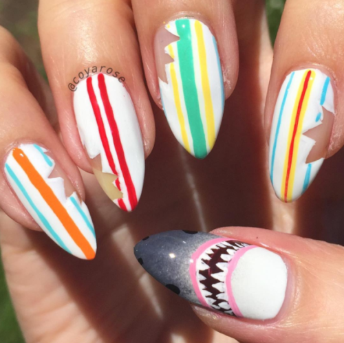 nailpornography - Shark Week NOTW inspiration!