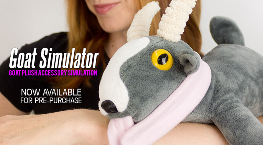 goat simulator plush