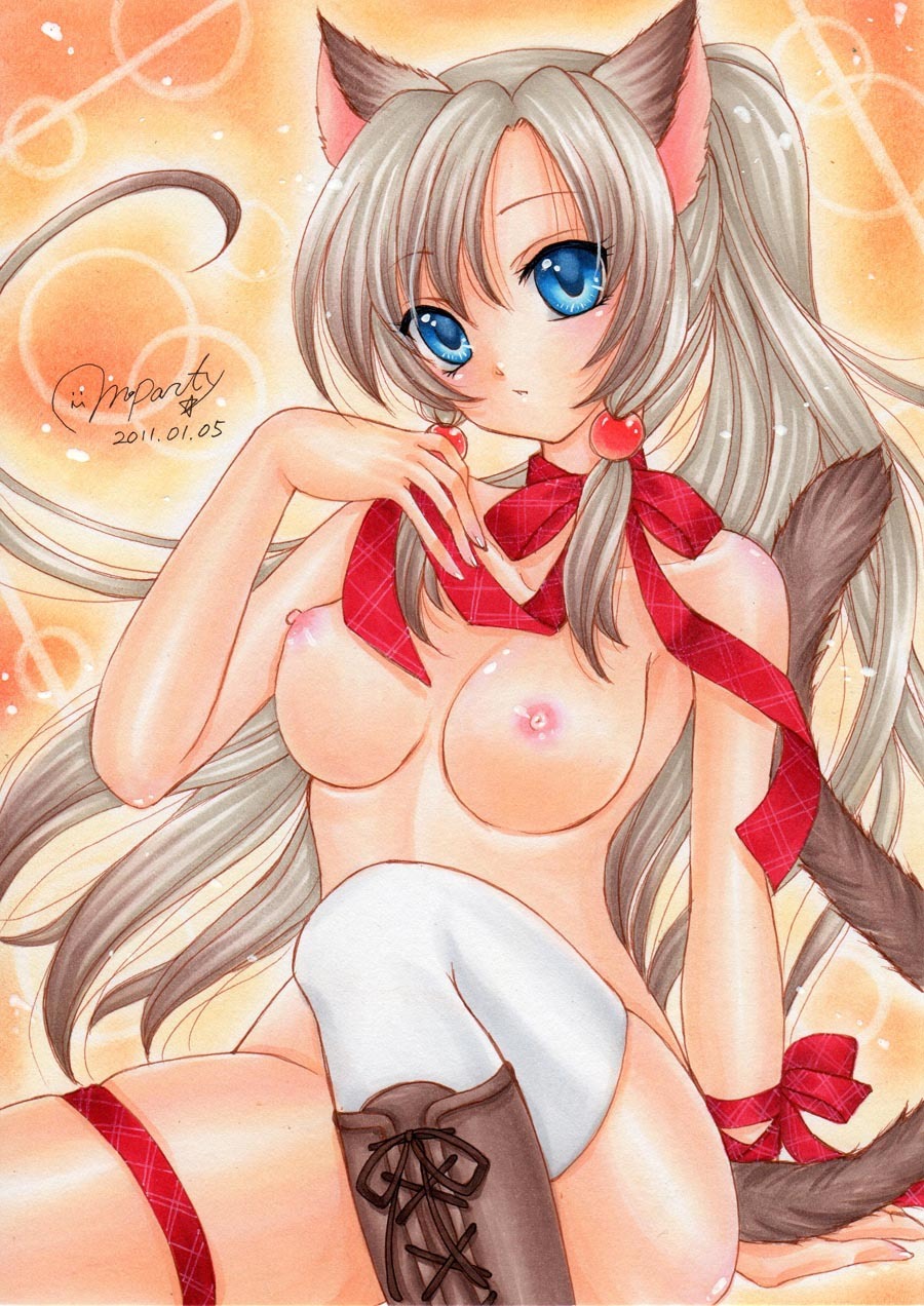catgirlbeekaroo:  nocatgirlsnsfw:  No Catgirls Here NSFW Artist: Mocomoco Party