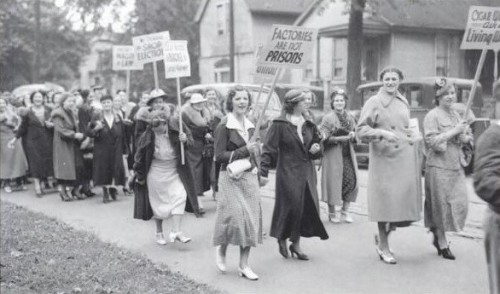 On this day, 16 February 1937, a group of predominantly Polish women cigar makers in Detroit sat dow