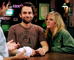 chawleekelly:  hey remember when Charlie gave Dee his jacket and it was literally