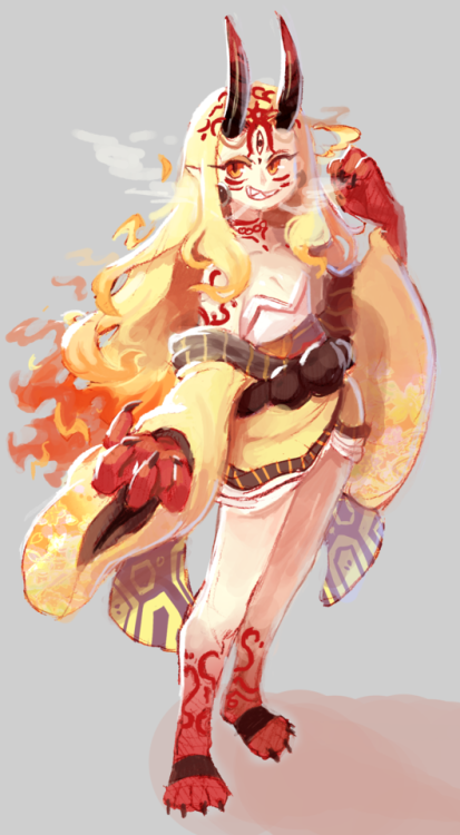 idoodlez: Ibaraki Douji and Shuten Douji doodles