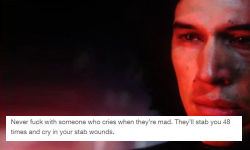 oobiwan:  kylo ren aka human disaster  