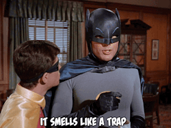 gameraboy:  It smells like a trap!Batman (1966), “Hi Diddle Riddle”
