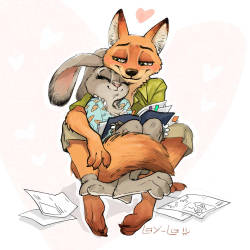 judyhopps-wilde:Judy and Nick ) by LayLoL &lt;333