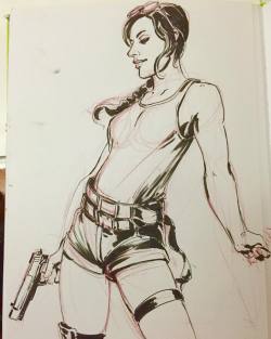 artofjeffchang:  From #Monday night’s #TombRaider