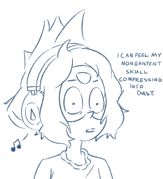 Okay like, my brain was telling me that Peridot would look kinda nice in a pair of over-the-ear headphones sothis has been a failed experiment.