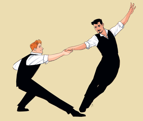 Boys boys boys | Request week(ish) - 6/7 padmesigma: “Seconding Steve and Tony swing dancing!&