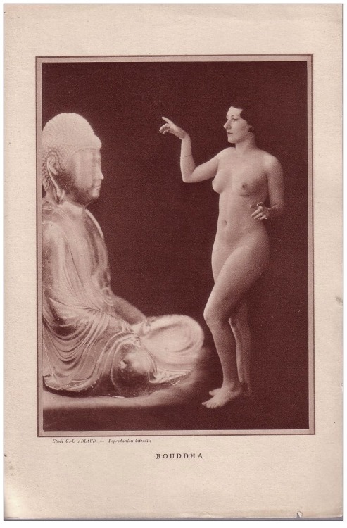 ‘bouddha’, etude g l arlaud, 1930