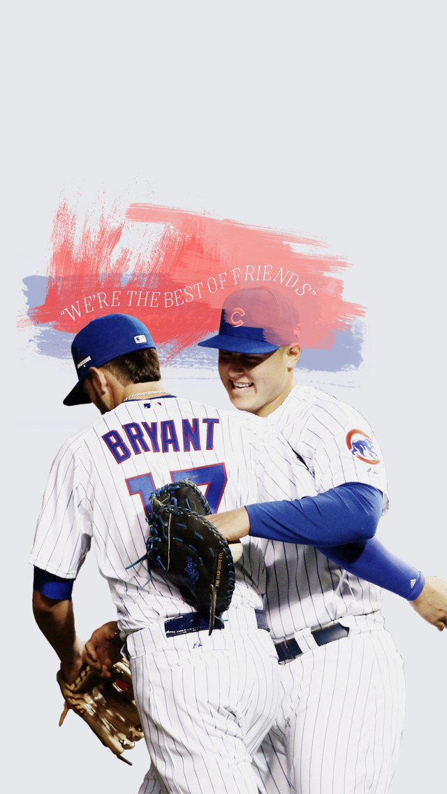 bleu blanc et lose — chicago cubs / iphone 6 wallpapers