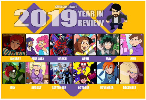 2019 YEAR IN REVIEWAt the beginning of the year I didn’t have a tumblr, and now I have it back. I wo