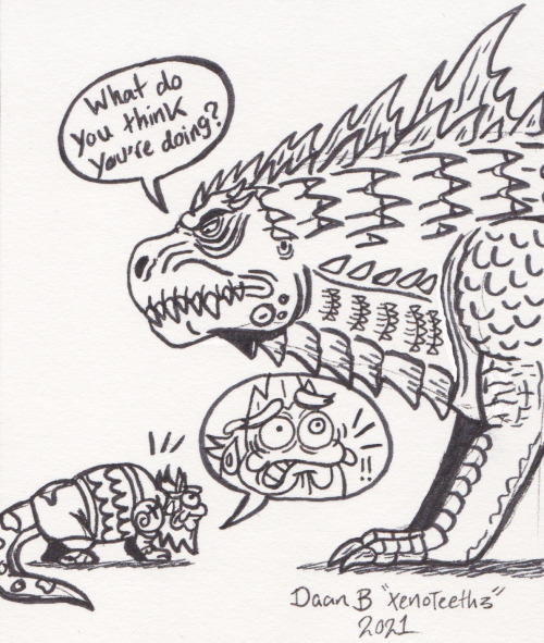 Xenoteeth3 King Andrias Meets Godzilla When Andrias Started