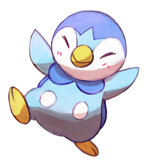 actual-drawings: A cutie penguin wants a hug~