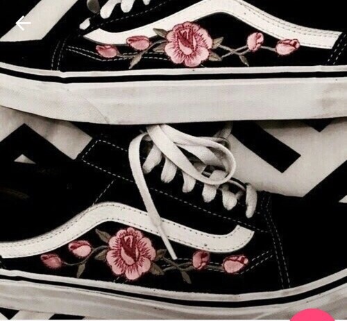 vans rose tumblr