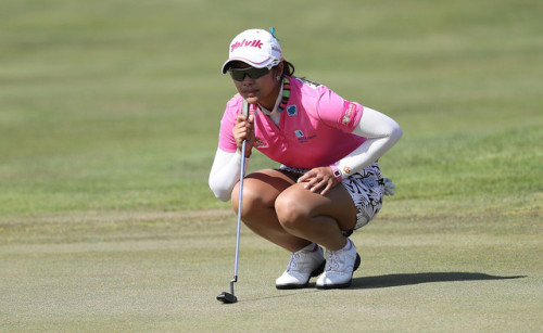 Pornanong Phatlum during the second round of the 2016 LPGA Volvik Championship