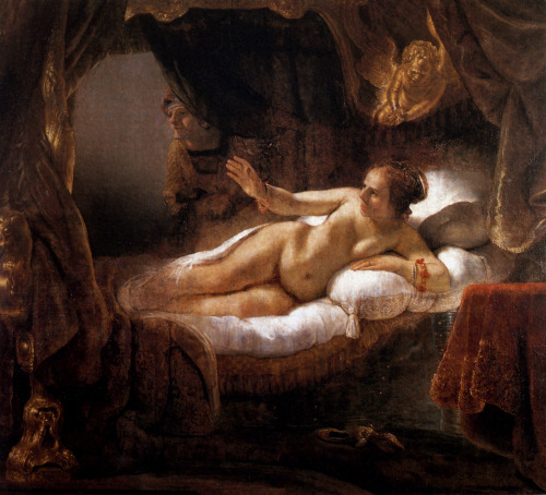 void-dance:  Painting by Rembrandt van Rijn: Danae (1636) 