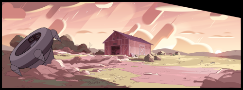 stevencrewniverse:  A selection of Backgrounds from the Steven Universe episode: Too Far Art Direction: Jasmin Lai Design: Steven Sugar and Emily Walus Paint: Amanda Winterstein and Ricky Cometa 