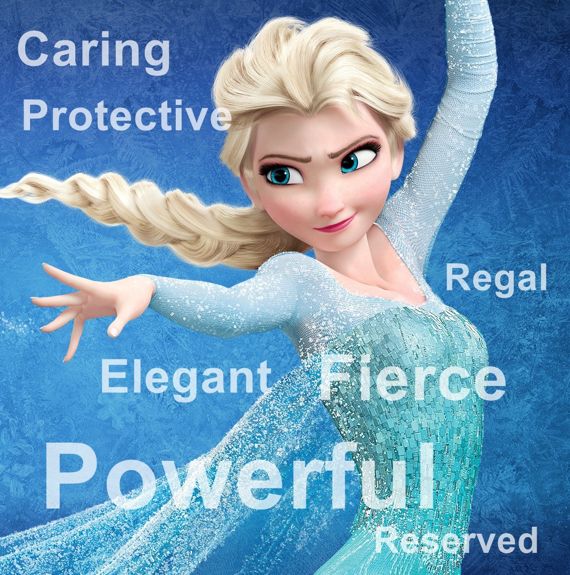 ♥ Disney's Personalities ♥ — Snow Queen Elsa Inner beauty: As a queen, Elsa ...