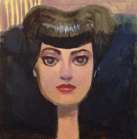 xombiedirge:  Blade Runner Portraits by Nathan Stapley / Twitter / Tumblr 5” X 5” Acrylic on paper, individual pieces. Available HERE. Part of the “Crazy 4 Cult 7 NYC” art show, at Gallery1988 / Tumblr.