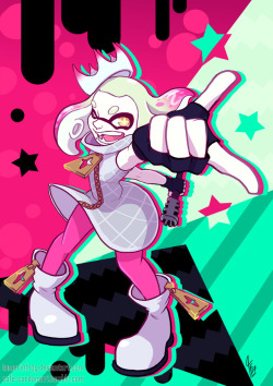 searching-for-bananaflies: cafe-cardamari:  Here’s a patreon commission for  @tehlazy0ne, who was kind enough to make my request of someone commissioning me to draw Pearl come true. I was more than happy to! Thank you for the support and commissioning