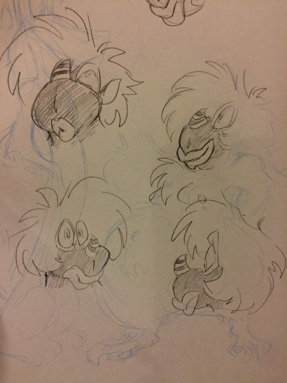 My style when I draw in paper is a bit different then the way I draw digitally. It’s