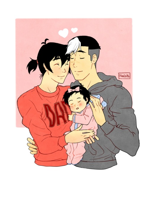 hanta96draw:Because family au gives me life... guys, any ideas for baby’s name? ’^’
