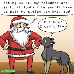 askrenardfoxx: katswenski: Merry Christmas, everyone! Comics that provide narratives to gifs are my favorite  D’aww xD &lt;3