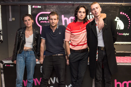  Wolf Alice  at HMV Oxford Street on September 30, 2017 in London, England