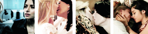 racethewind10:valkubanging:ladies kissing (ﾉ◕ヮ◕)ﾉ*:･ﾟ✧#HAH i like how jaime murray is on here 3 times in 3 different shows