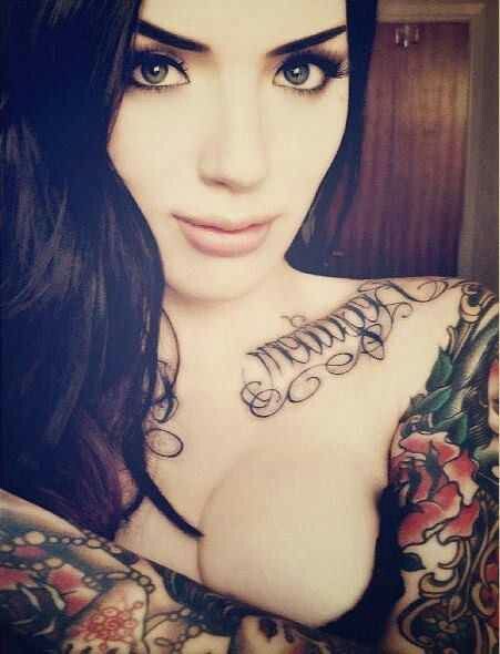 gorg-babes:  the hottest inked ones —&gt; http://gorg-babes.tumblr.com #inked