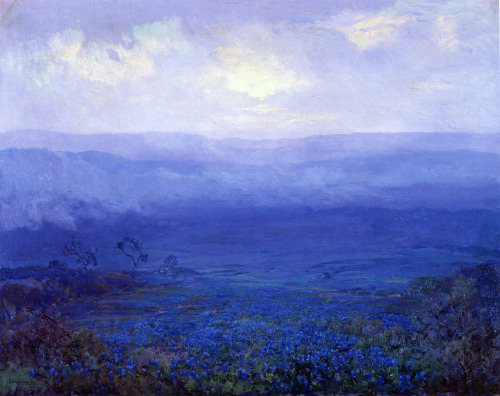 cerceos:   Robert Julian Onderdonk Blue Bonnets at Late Afternoon, 1915Bluebonnet Field, 1912Fields 