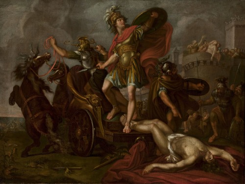 Death Of Hector (Achilles Dragging The Body Of Hector) by Gavin Hamilton (Scottish, 1723&ndash;1