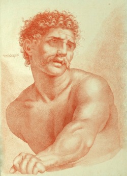   Detail study : Soldier Holding the Head