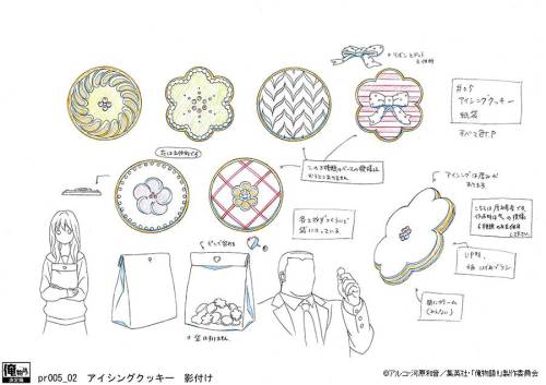 anime-ore:  Ore Monogatari!! Food Design Sheets (Episodes 01-08)チーズケーキ (Cheesecake)マカロン (Macaroon)ザッハトルテ (Sachertorte)ケークサレ (Cake Salé)デコケーキ (Deco Cake)和菓子 (Japanese Confectionery/Japanese Sweets)ロールケーキ