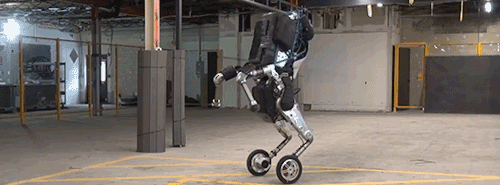 Boston Dynamics | HandleHandle Is A Research Robot That Stands 6.5 Ft Tall, Travels At 9 Mph And Jumps