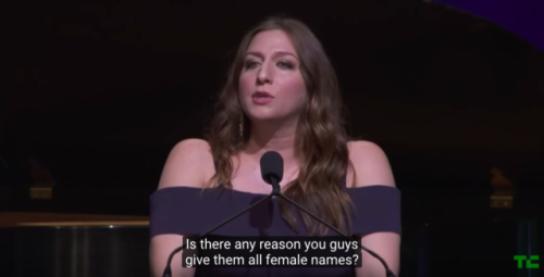 stayathomegf:chelsea peretti’s opening monologue at the tenth annual tech crunchies