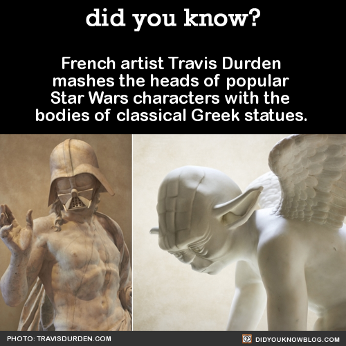 did-you-kno: French artist Travis Durden mashes the heads of popular Star Wars characters with the b