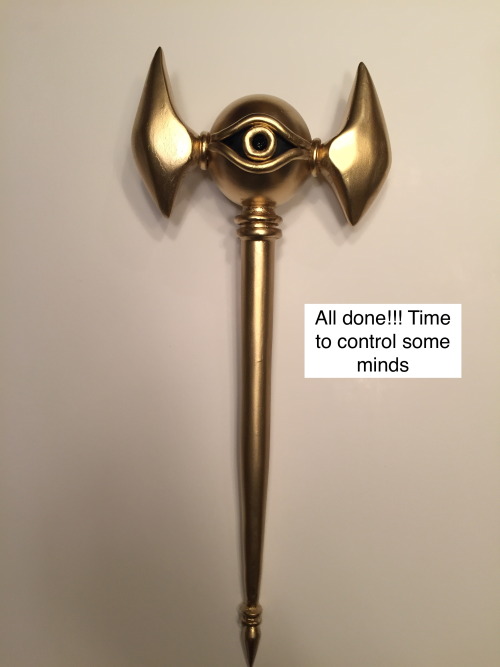 Porn Pics ptr-cosplay:  My Millennium Rod is ready!!!The