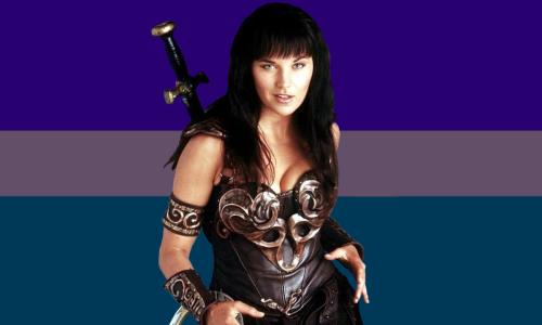 yourfaveisabattleaxebi:Xena from Xena: Warrior Princess is a battleaxe bi!