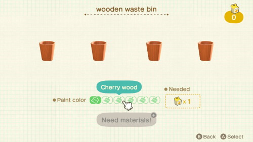 Item: wooden waste bin# of customizations: 6Customization names: light wood, natural wood, cherry wo