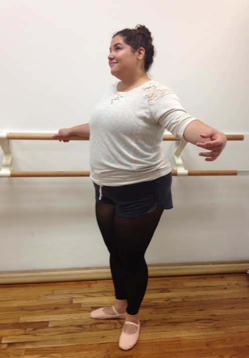 oh-so-pathos:  brilliantbroad:  I know my arm is all wrong and I don’t have very good turnout, but I’m in it to win it. I am, by far, the chubbiest ballerina in my class, and I’m not a great dancer either, but I’m there, doing something that’s