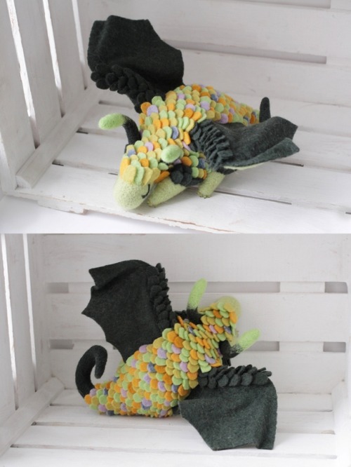 sosuperawesome: Needle Felted Dragons, by adult photos